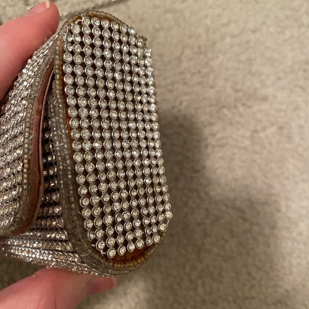 RSVP Rhinestone Clutch W/ Chain - Picture 13 of 15